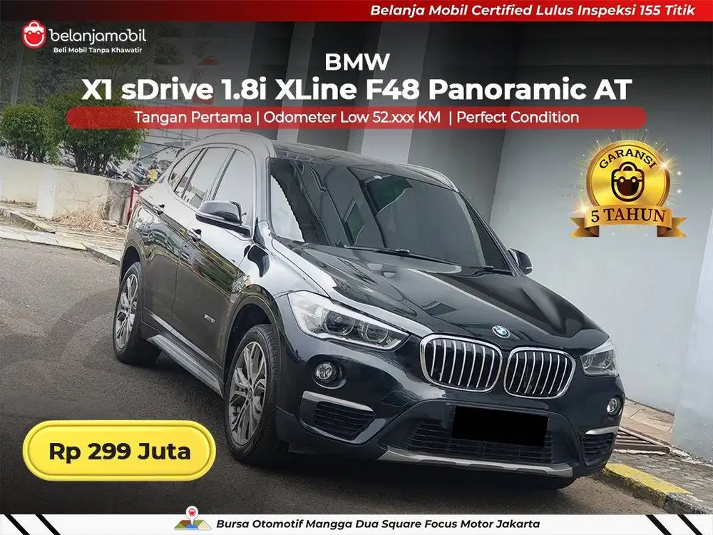[ LOW KM ] BMW X1 X 1 sDrive 1.8i XLine F48 Panoramic AT 2018 2019