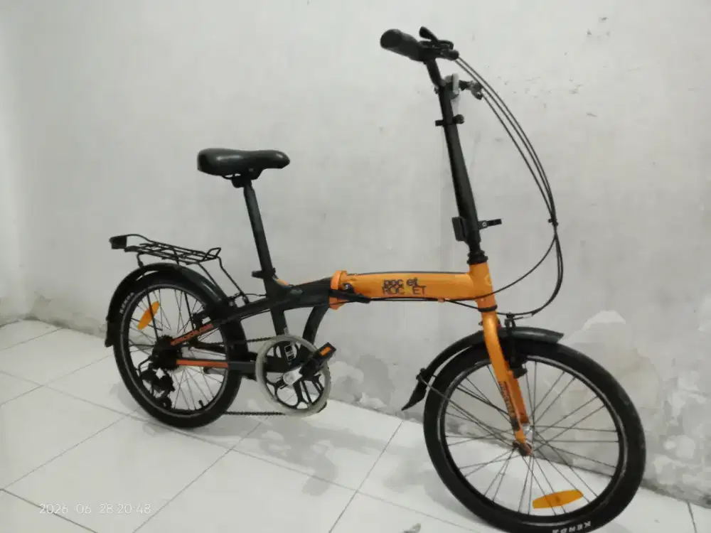 Sepeda lipat wimcycle pocket rocket rangka aluminium