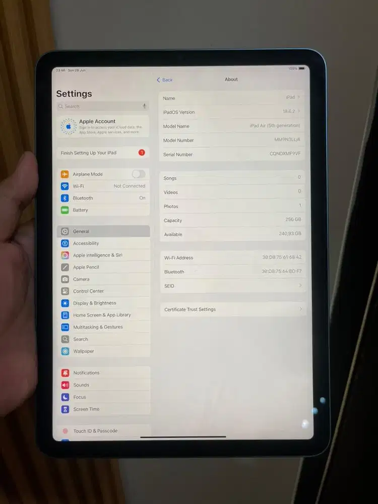 Ipad air m1 ipad air 5 256gb wifi