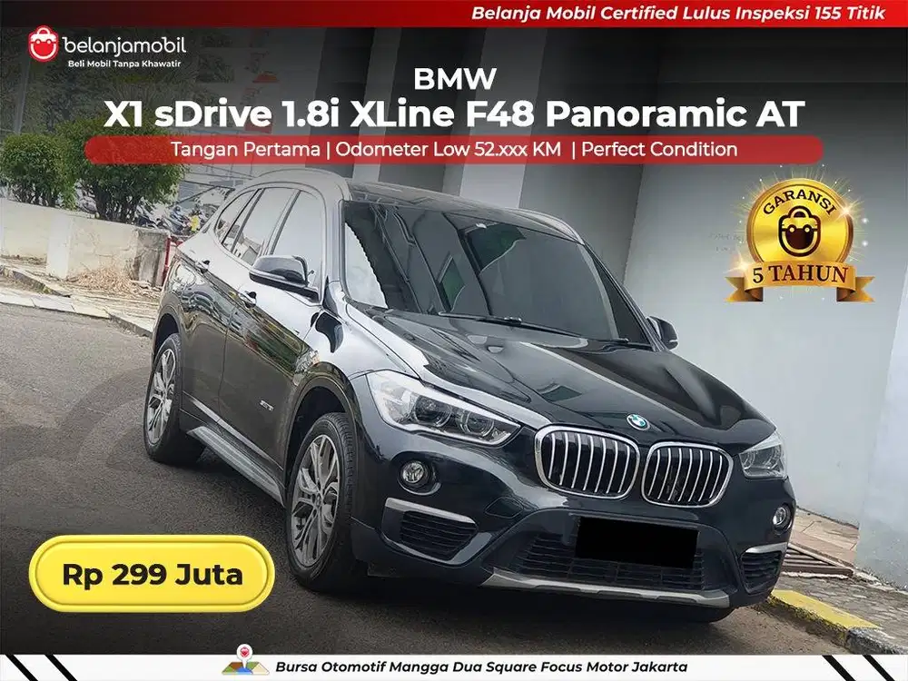 [ LOW KM ] BMW X1 X 1 sDrive 1.8i XLine F48 Panoramic AT 2018/2019