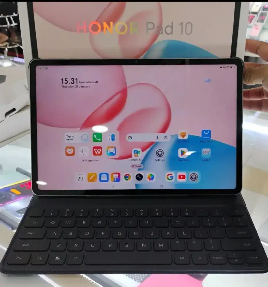 Honor pad 10 8/256 + keyboard ori like new