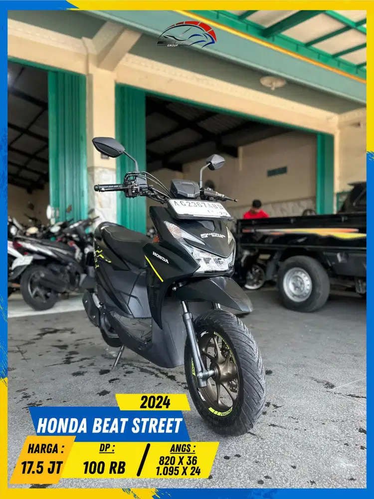 HONDA BEAT STREET 2024 PLAT AG READY LURR HIKMAH MOTOR KEPUH MALANG