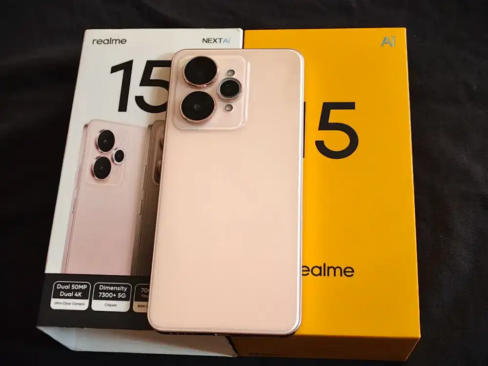 Realme 15 8/256 pemakaian 2 bulan