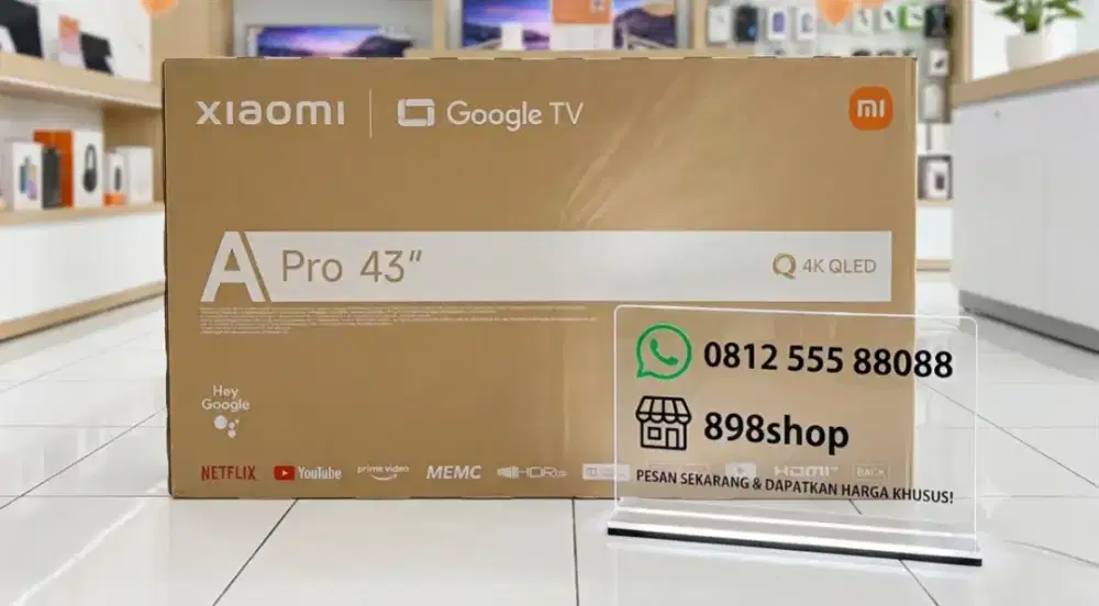 Xiaomi TV A PRO 43 QLED 2026 Google TV Android 4K UHD Digital TV Resm