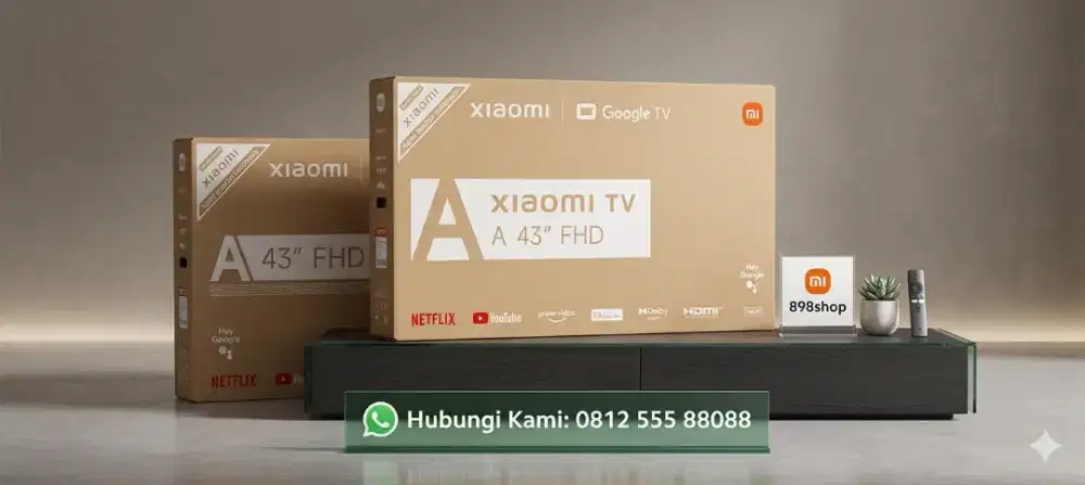 Xiaomi LED TV A 43 2026 Google TV Android FullHD Digital TV Resmi 3th