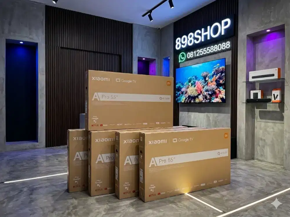 Xiaomi TV A PRO 55 QLED 2026 Google TV Android 4K UHD Digital TV Resm