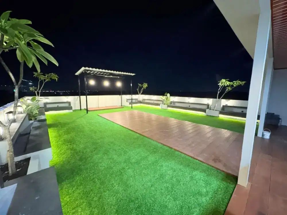 Jual rumput sintetis buat rooftop