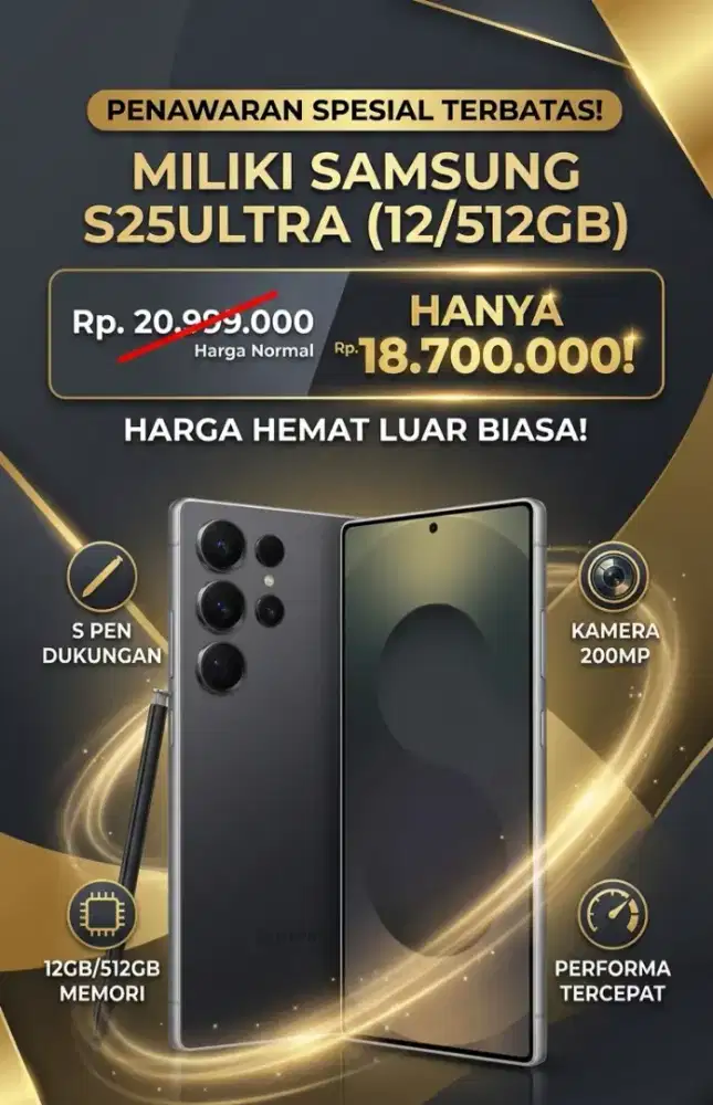SAMSUNG GALAXY S25 ULTRA 512GB GARANSI RESMI