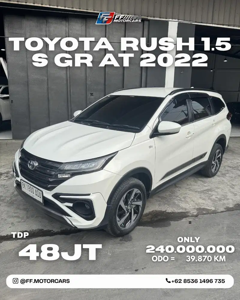 Toyota Rush 1.5 S GR AT 2022.