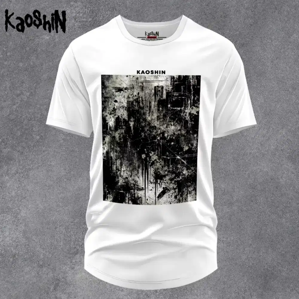 Baju kaos distro kooshin catton combed
