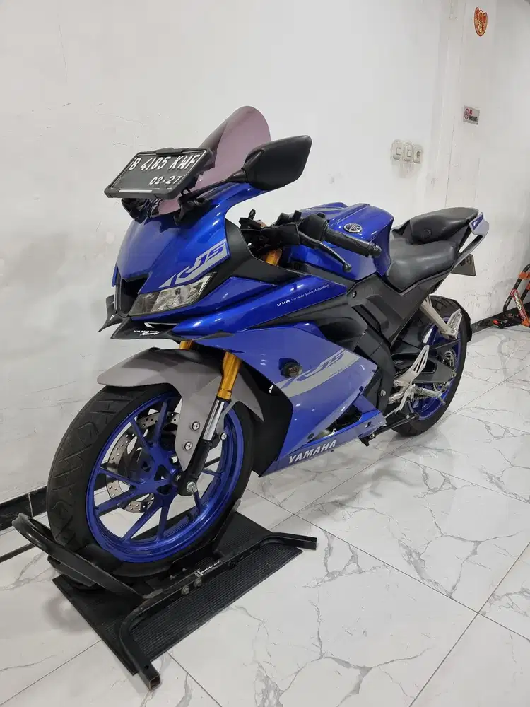 Yamaha R15 V3 USD VVA LED Fi 2022 bln 2 Km 11 rb Mulus seperti baru