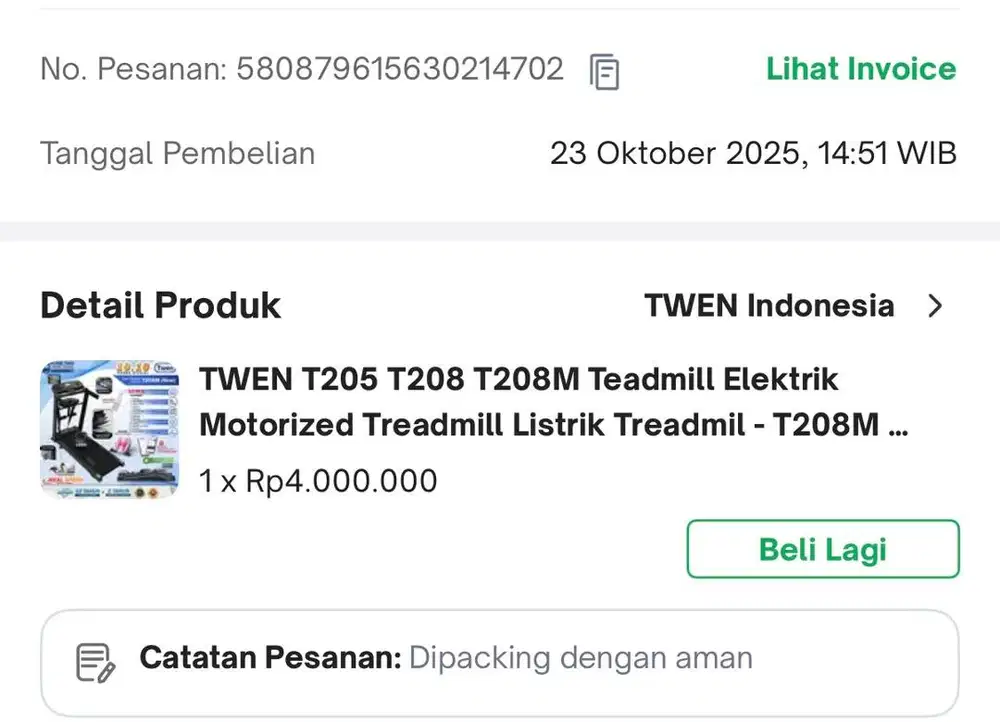 Treadmill murah