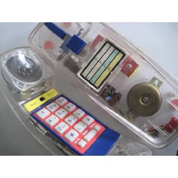 Old Vintage Transparant Telephone dari era 70'an