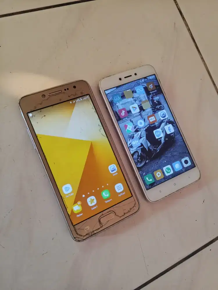 samsung dan Redmi normal