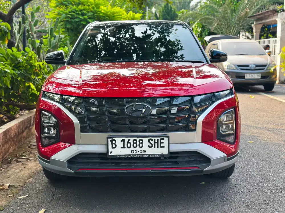 Creta Prime IVT AT 2022 Merah Two Tone DP 30jt Kredit Terbaik SeOLX!