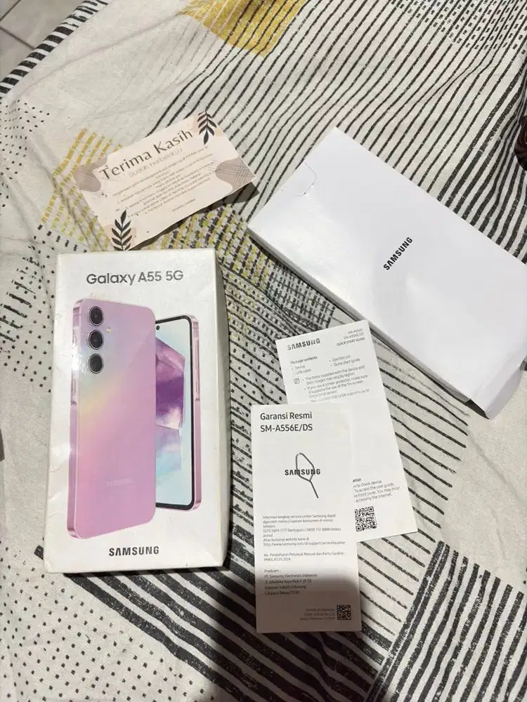 Samsung A55 5G Ram 8/256 lilac