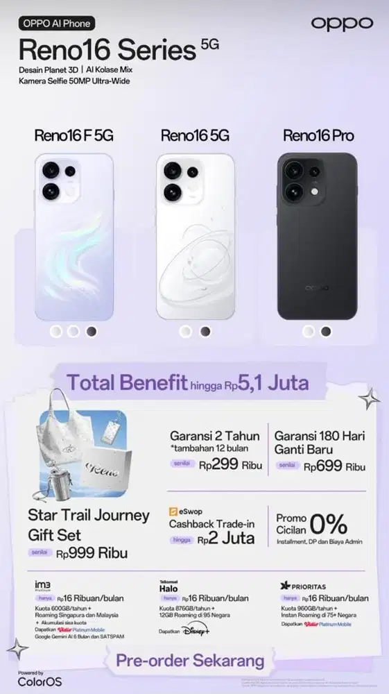 New arrival oppo reno 16 series 5G