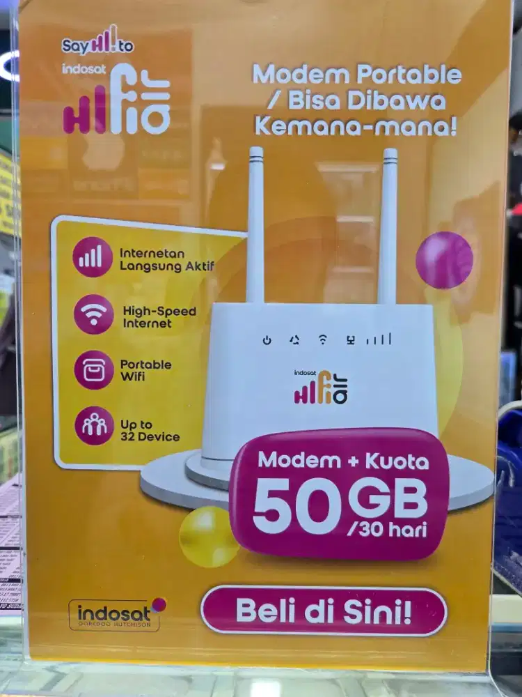 Modem Indosat all operator