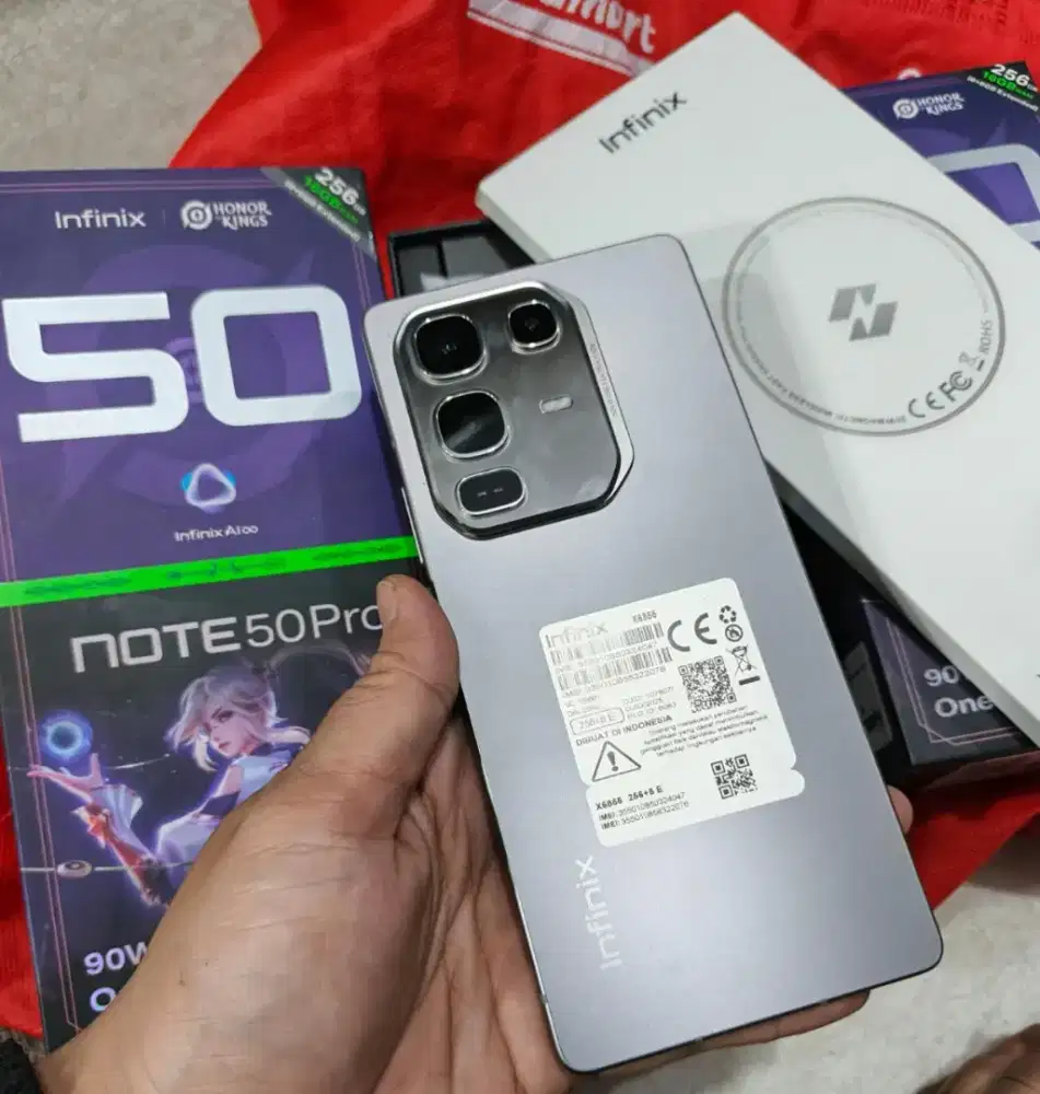 Infinix note 50 pro ram 8/256gb fullset garansi panjang mulus