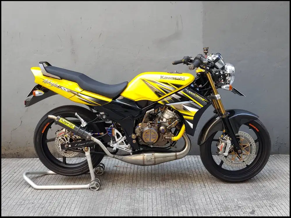 Kawasaki Ninja SS Asli Kuning 2013 Modifikasi
