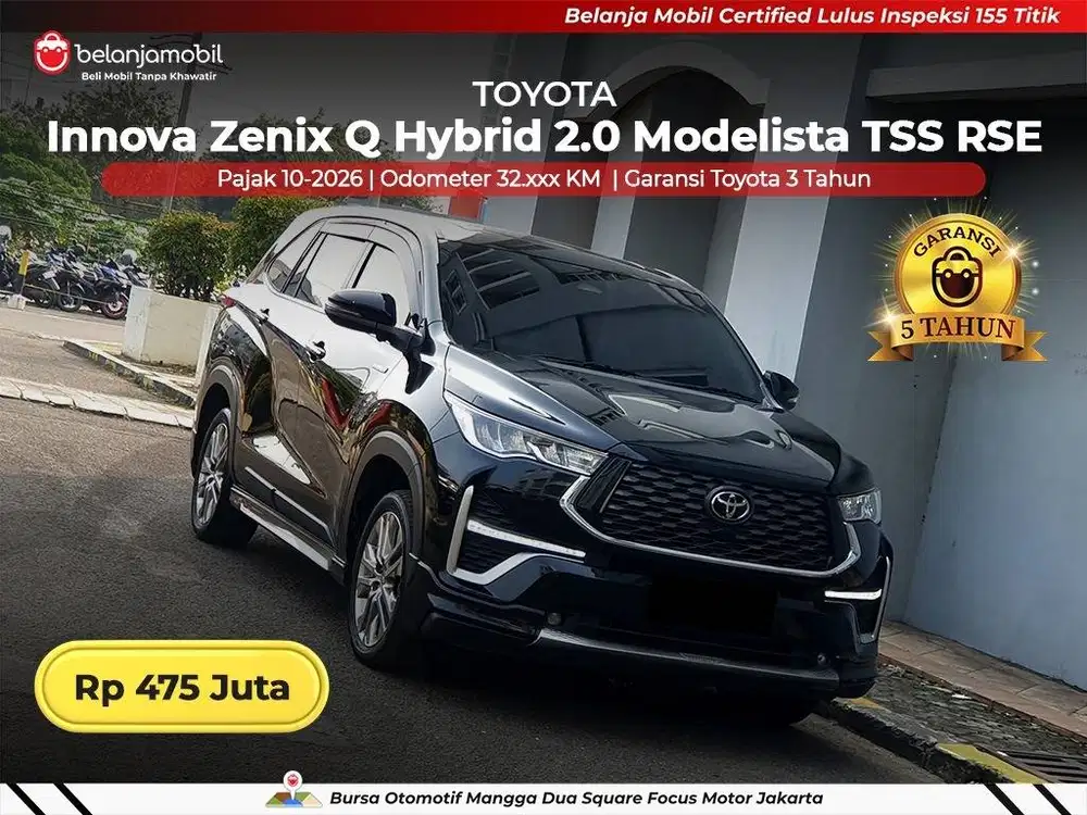 [ LOW KM ] Toyota Innova Zenix Q Hybrid 2.0 Modelista TSS 2024/2025