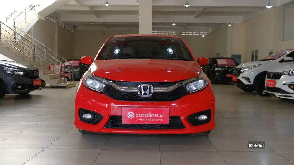 HONDA BRIO E 1.2 CVT AT 2020 MERAH