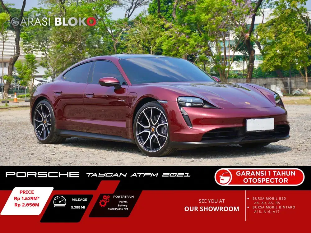 Odo 5rb Warranty ON - Porsche Taycan ATPM Electric 2021 / 2022