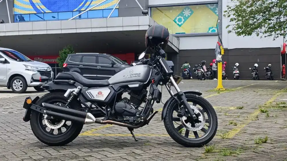 Dijual Segera Benelli Motobi 200 Evo Warna Abu