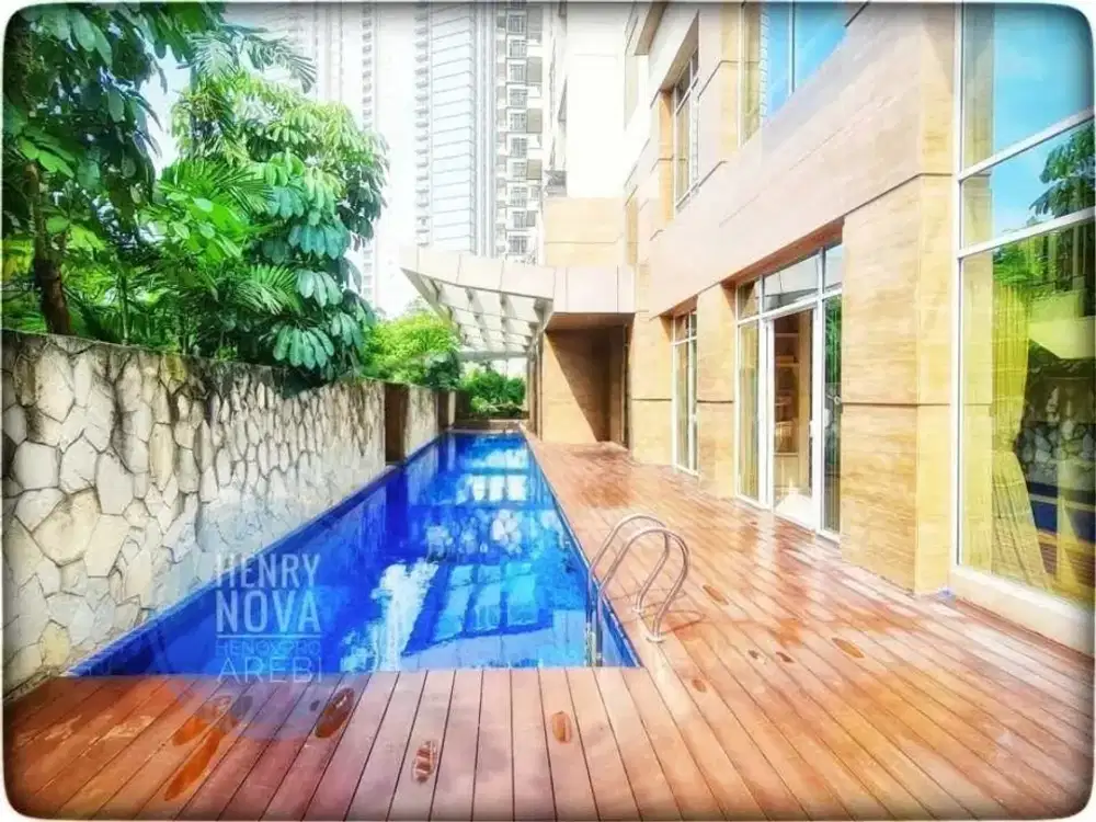 Botanica Apartment Town House Private Pool Dekat Binus University Bisa KPA