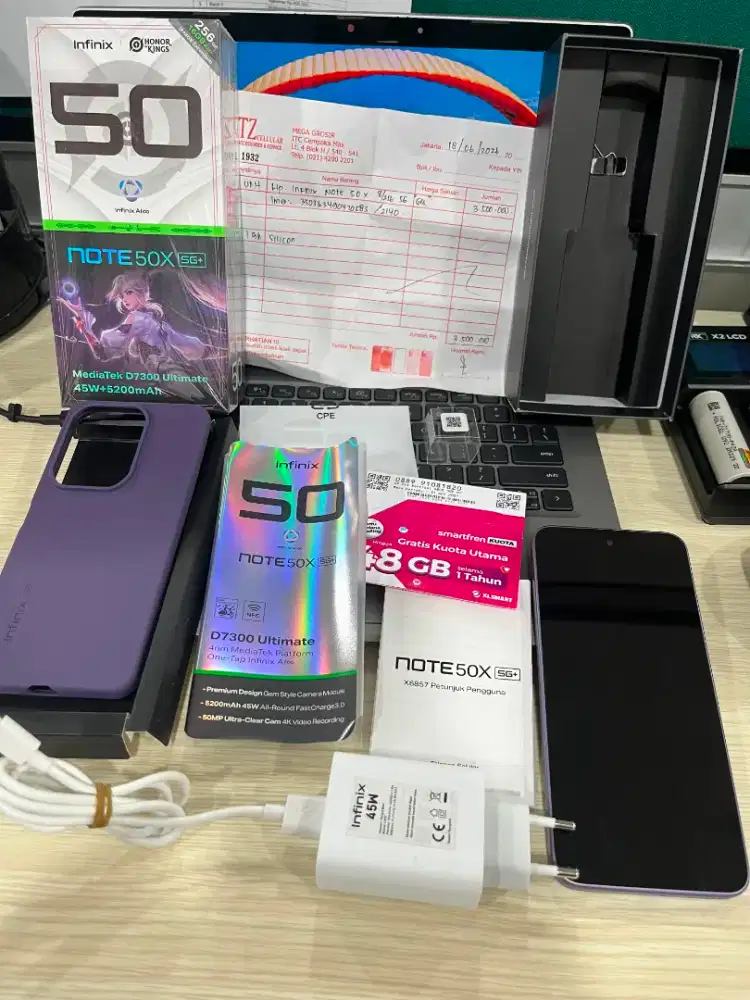 Infinix Note 50x mulusss seger Nomin