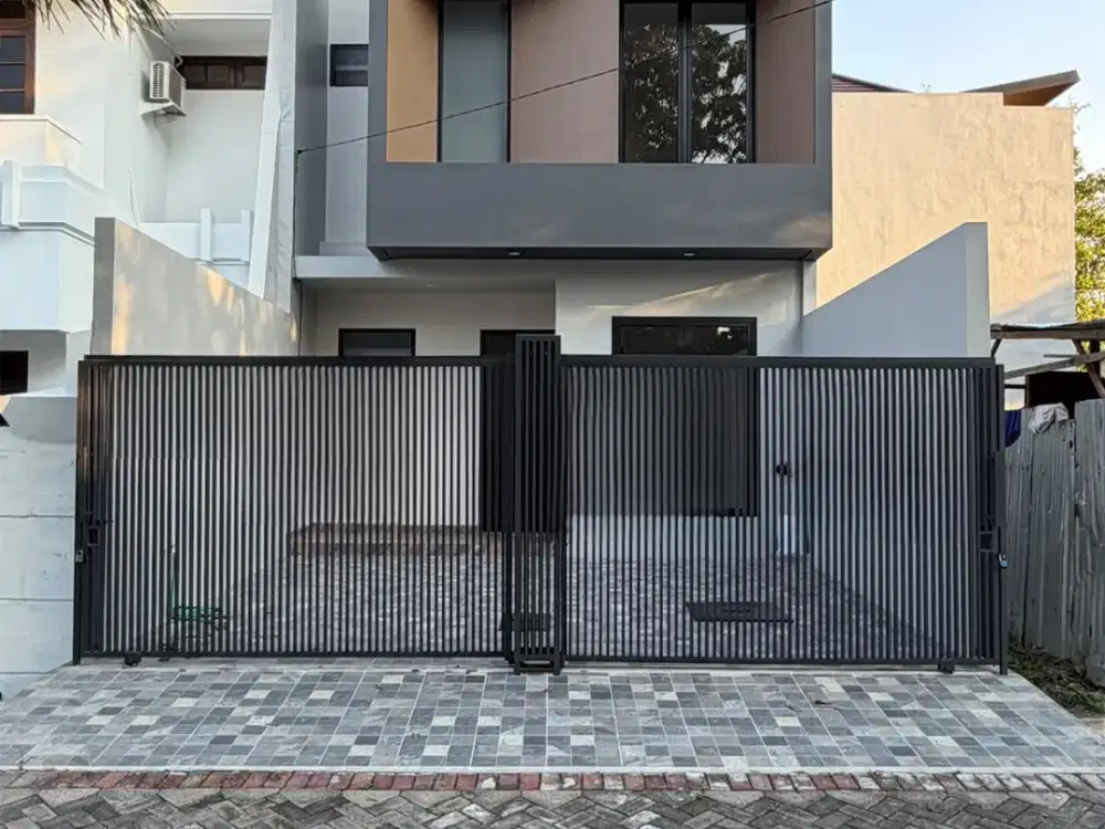 Rumah Manyar Jaya, Baru Gress 2 Lantai , Bangunan Bagus High Quality