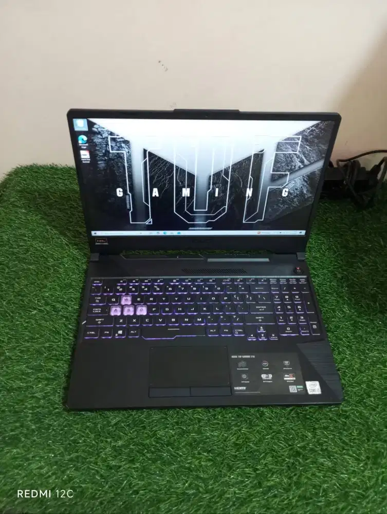 Asus tuf f15 Proc i7 gen 10 Gtx 1650 4 gb Ram 16 gb Ssd 512 gb MURAH