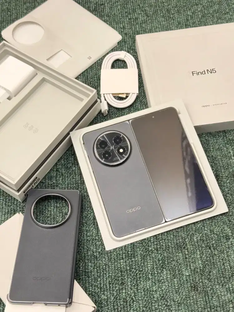 Oppo find n5 fold 16/512 resmi indo 
lengkap siap pakai
