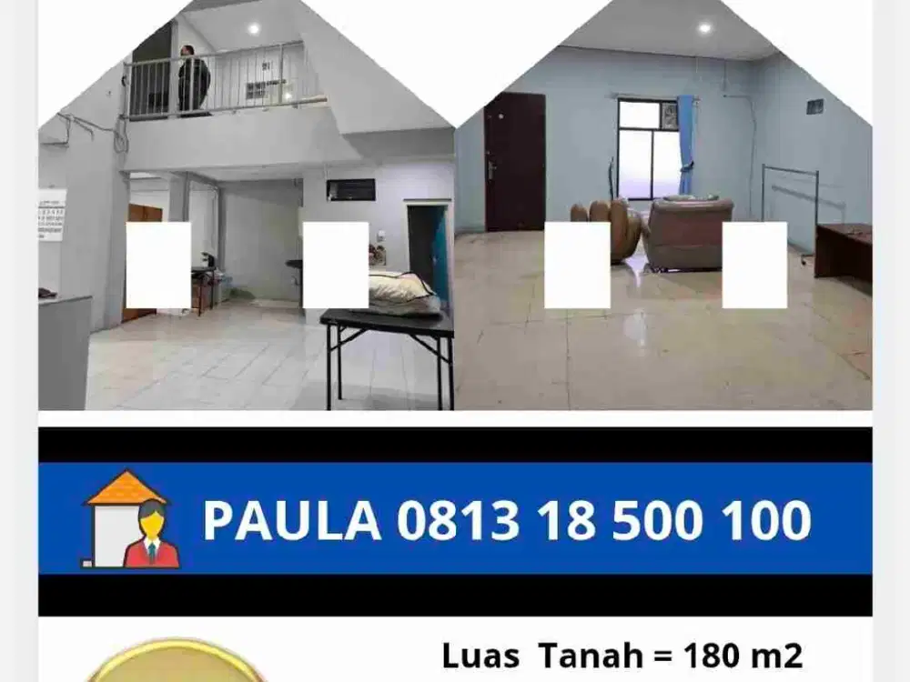 Rumah Kantor Senen Jakarta Pusat Strategis