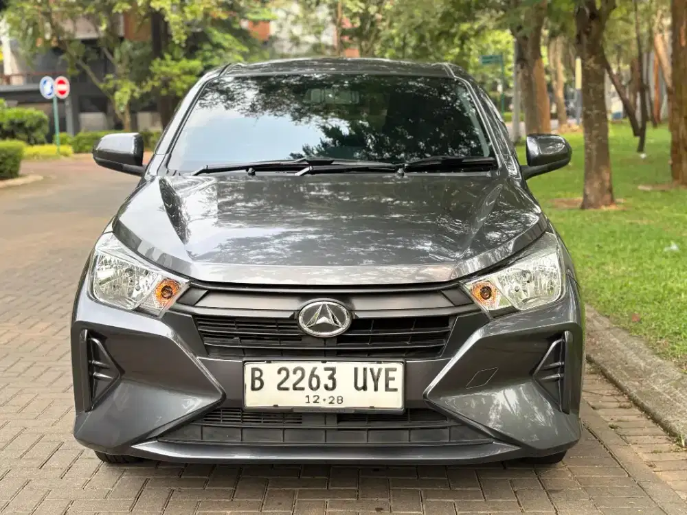 Ayla X 1.0 Cvt 2023 Grey DP 8jt Free Dashcam! Unit Terbaik SeOLX!