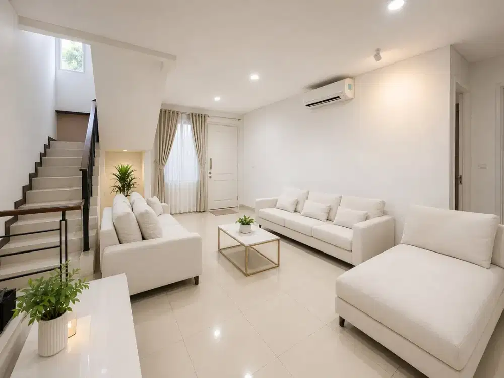 Maple Summarecon Bekasi Rumah Dijual Semi Furnished Siap Huni SHM On Hand Harga Murah dekat Pool dan Pos Satpam CASH/KPR Dibantu