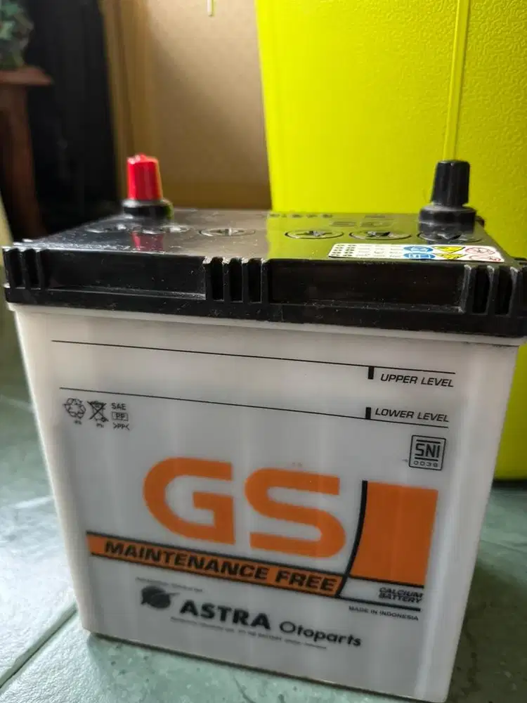 Aki GS Astra MF bekas Honda Jazz