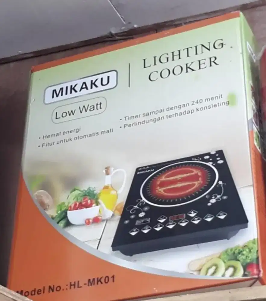Kompor Listrik Mikaku HL-MK01 Low Watt Lighting Cooker