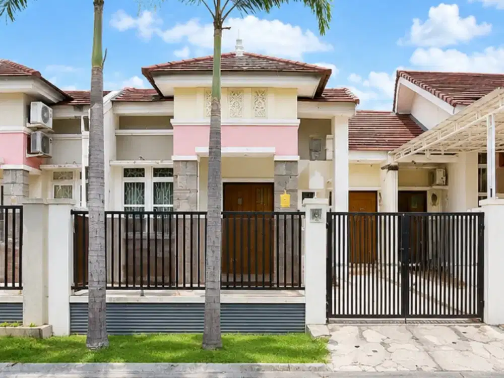 RUMAH SEWA SIAP HUNI MURAH cluster Aralia Bekasi Harapan Indah  Lt.  144m (8x18) Lb.  72m 3KT 2KM 1lt SHM utara 2200W PAM  34jt per tahun nego
