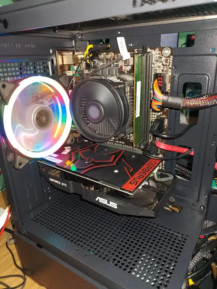 PC core i3 gen 7 + VGA GTX 1050ti + ram 8gb ddr4