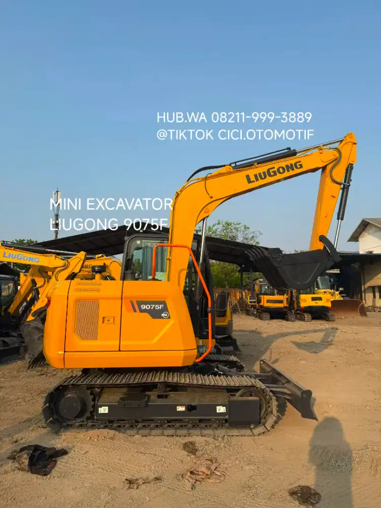 MINI EXCAVATOR LIUGONG 9075F KONDISI BARU THN.2026 READY STOCK