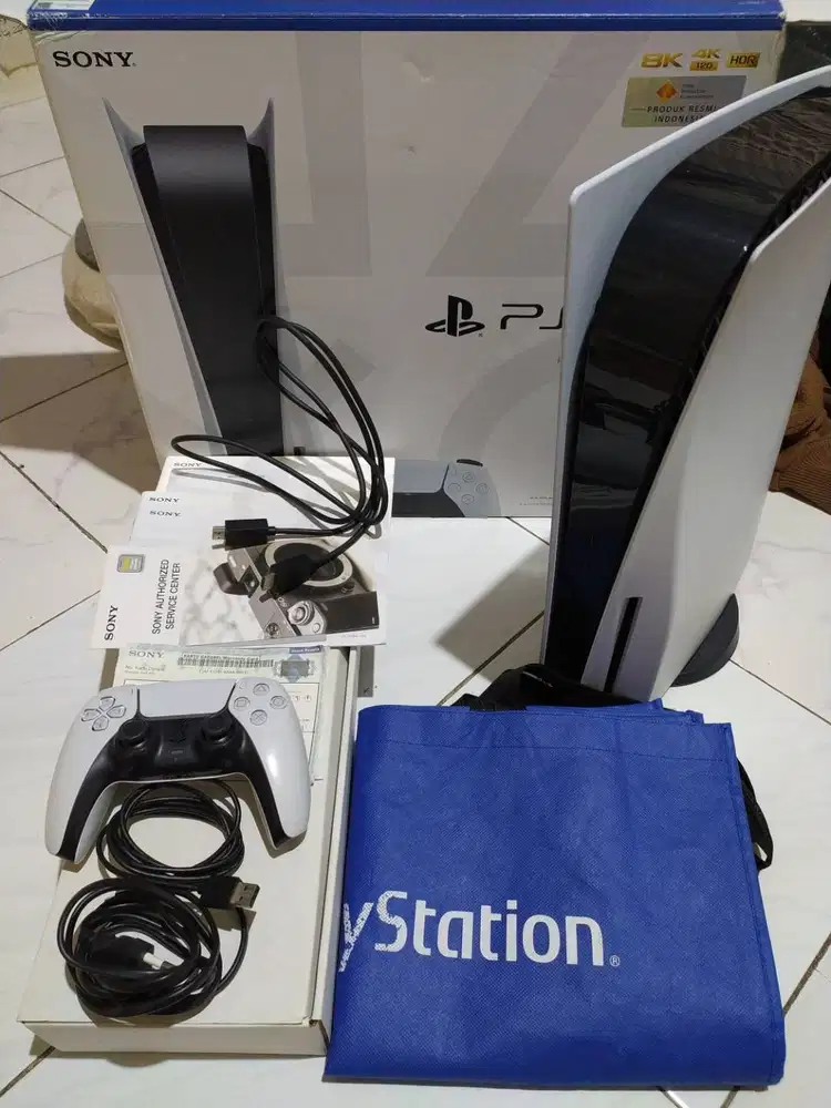 PS5 PS 5 Disc Disk PlayStation 5 Resmi Sony Indonesia Play Station Con