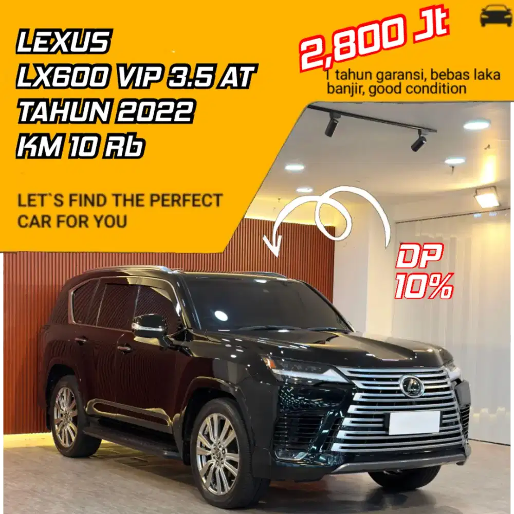 Lexus LX600 VIP 4x4 3.5 AT Tahun 2022
