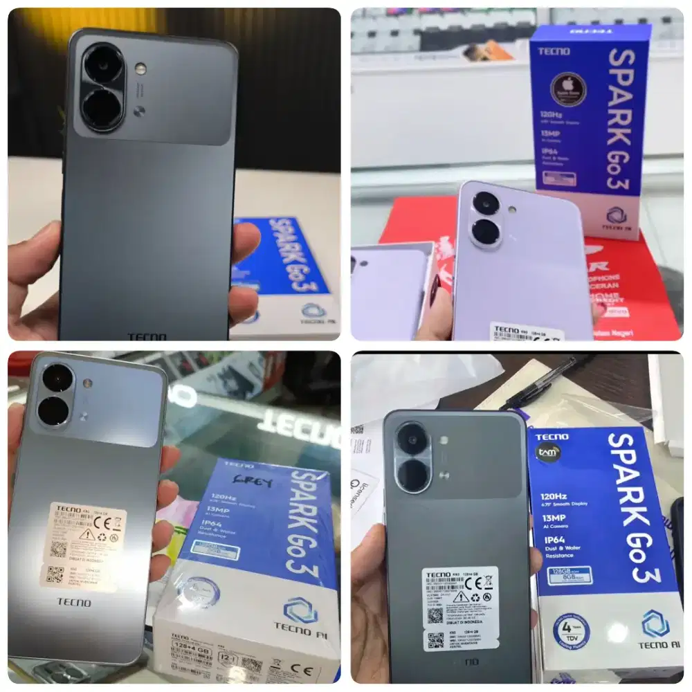Tecno Spark Go 4/128GB Bisa Kredit Tanpa DP