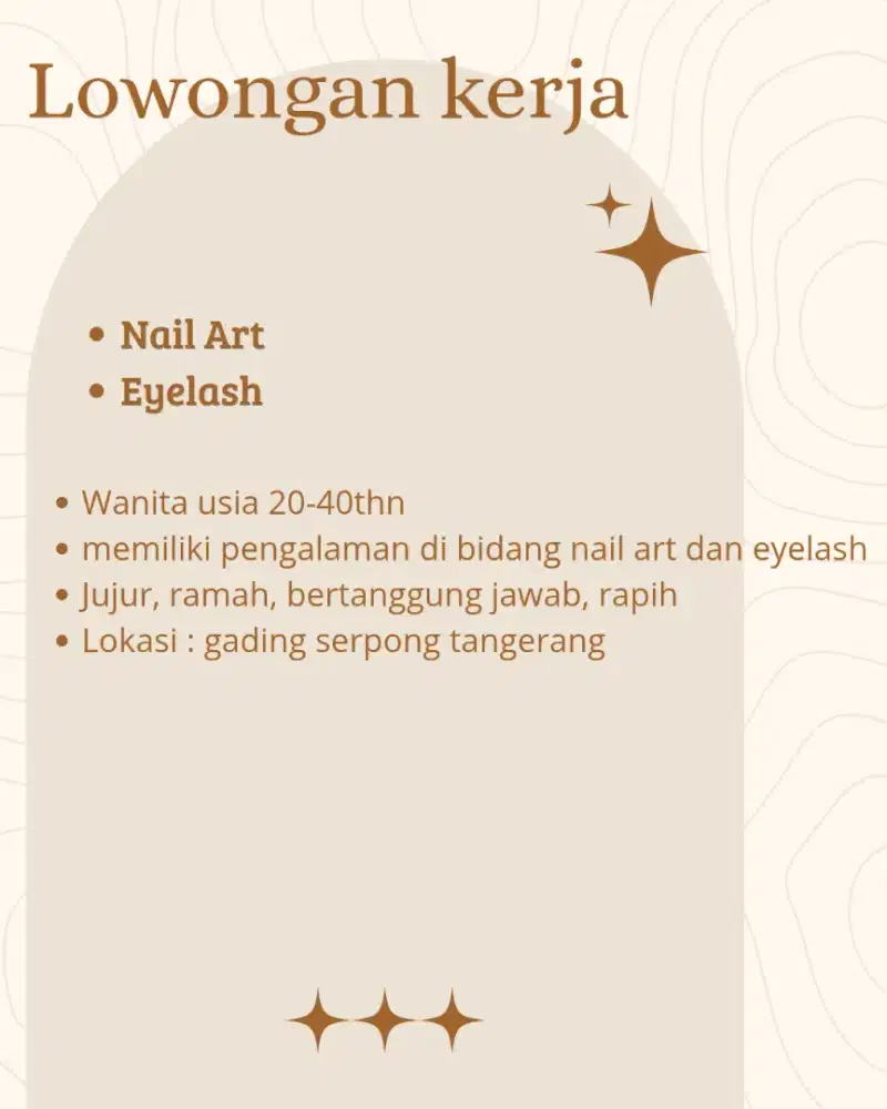 Lowongan pekerjaan