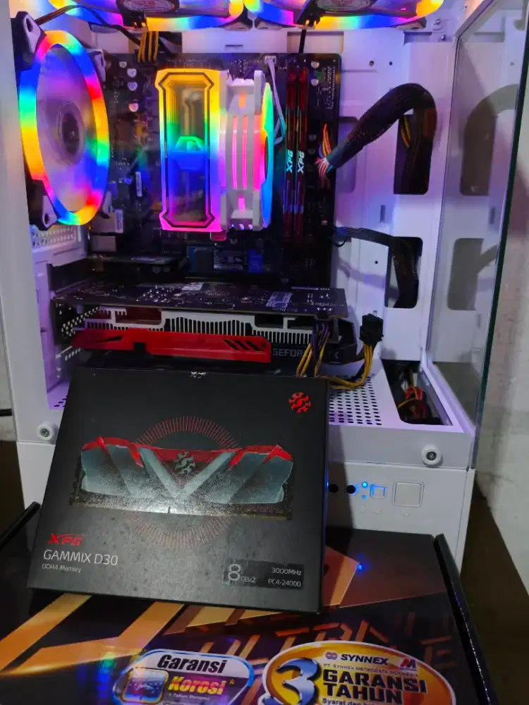 Komputer CPU Ryzen 5 5500, Ram 16gb DDR4, MVME 1TB, GTX 1650 4GB