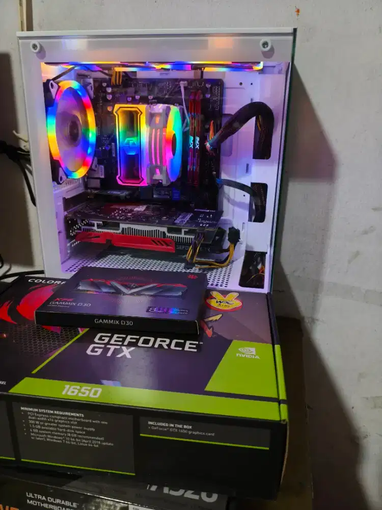 Komputer CPU Gaming GTX 1650 Ram 16 GB MVME 1TB
