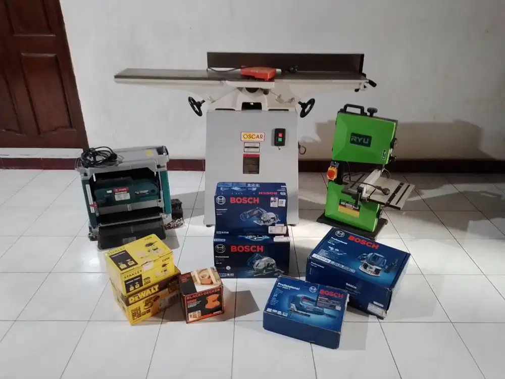 DIJUAL BORONGAN - Mesin Perkakas Kayu - Power Tools