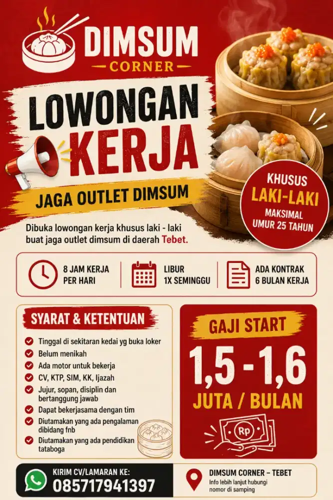 Karyawan khusus laki laki