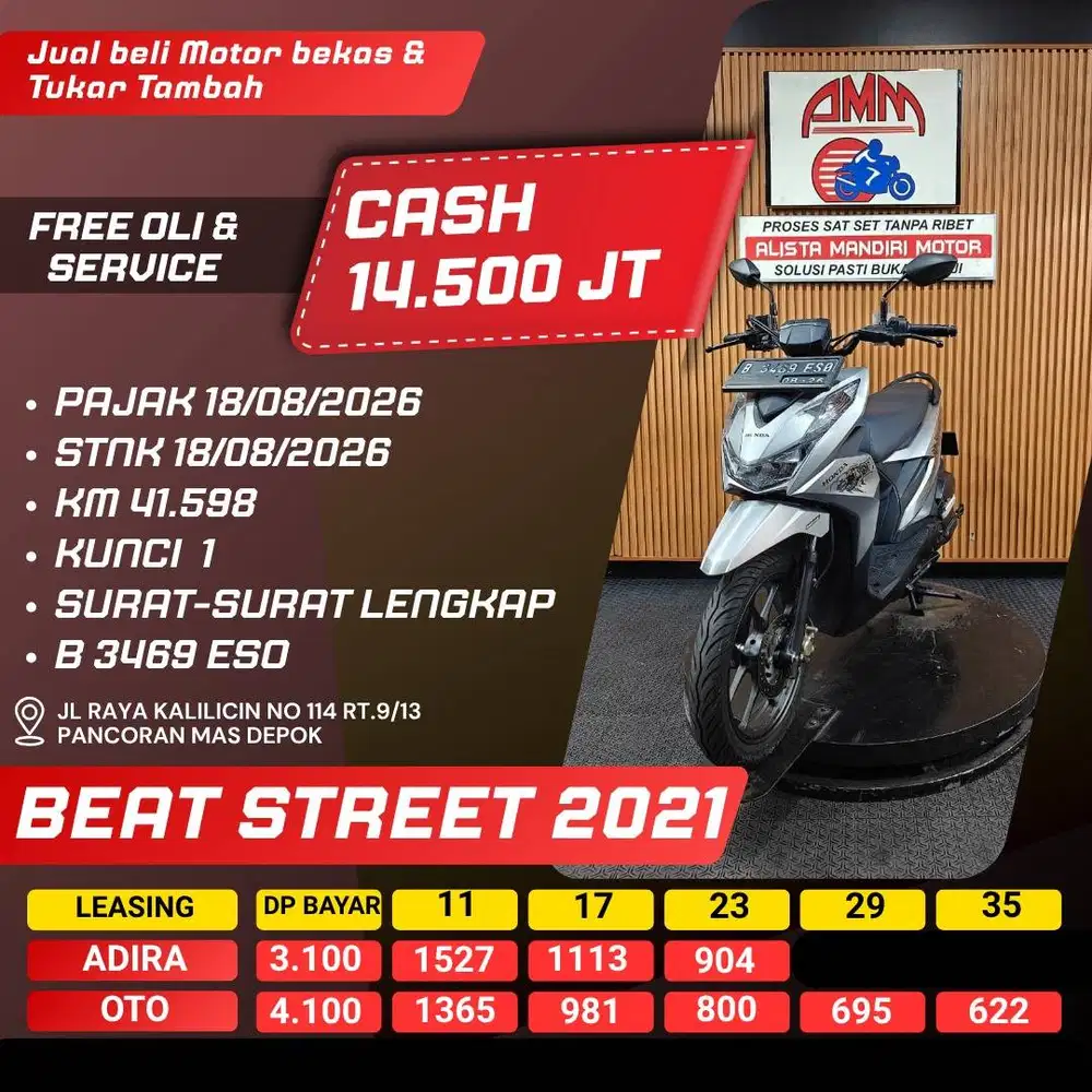 BEAT STREET 2021 PAJAK HIDUP KREDIVO SHOPEE CC 0% CASH / KREDIT ALISTA